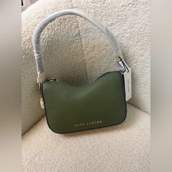 Marc Jacobs Green Drifter Convertible Shoulder Bag Wristlet - Picture 2 of 6